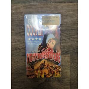 Zane Grey's Classic Fighting Caravans VHS Tape Movie Gary Cooper Black and White